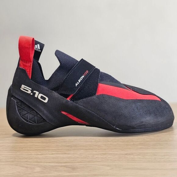 Adidas Five Ten Aleon Climbing Shoes Men's 9.5 Black Red Stealth C4 BC0861 510 - Picture 10 of 16